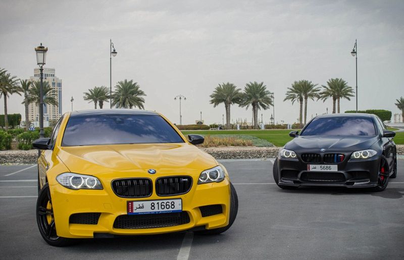 Роскошные суперкары на улицах Катара