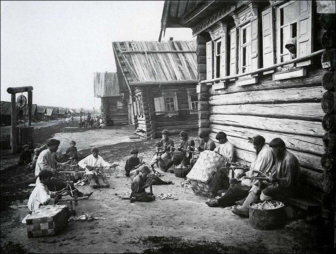 Фотографии сельских ремесленников 1900-х годов