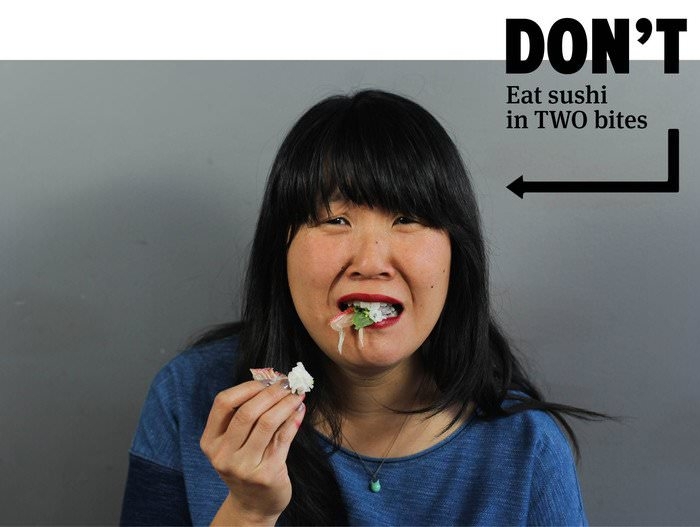 Едим суши и роллы правильно
