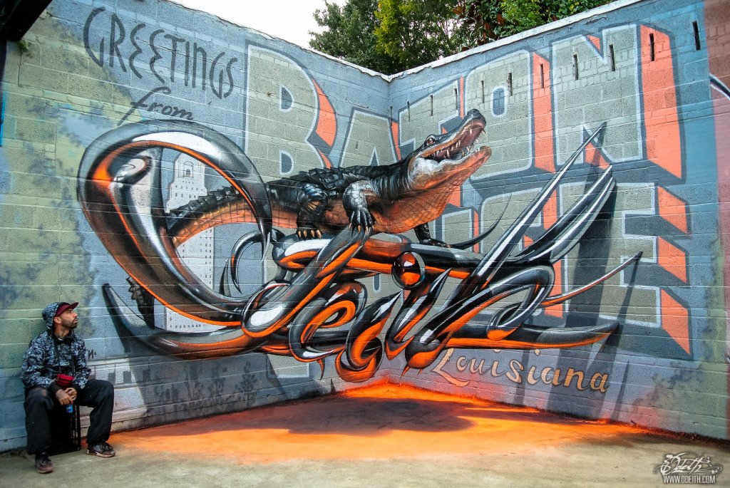 3D-граффити от Серхио Одейта