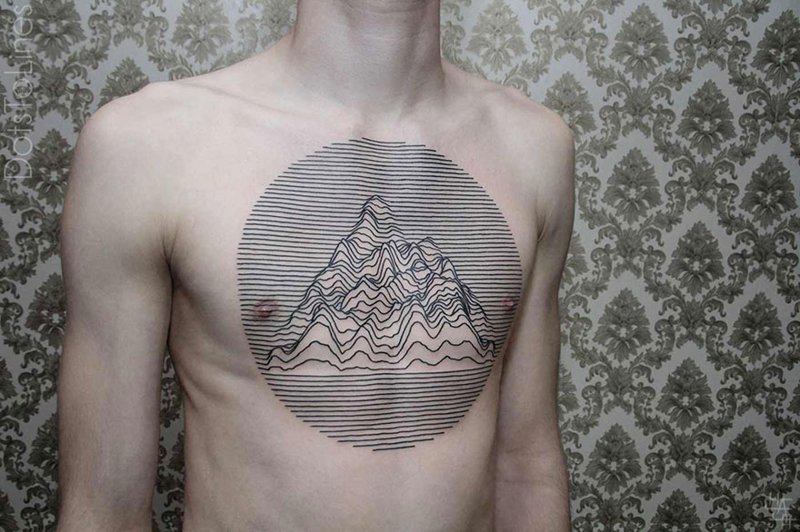 Уникальные геометрические татуировки