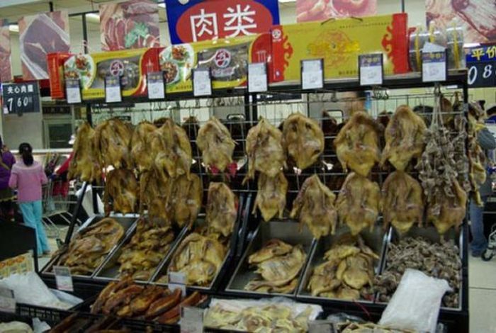 Какие продукты можно встретить в супермаркетах Китая