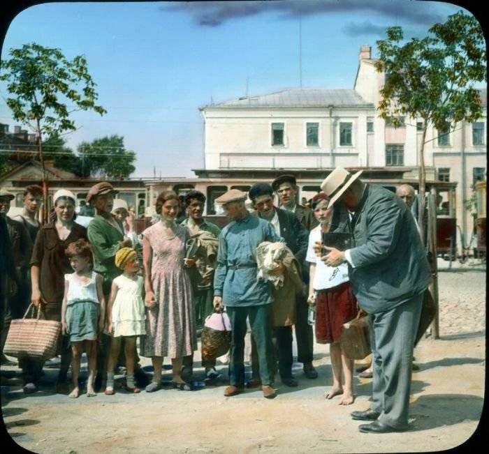 Редкие цветные снимки Москвы 1931 года