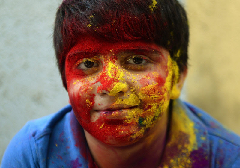 Холи — фестиваль красок в Индии