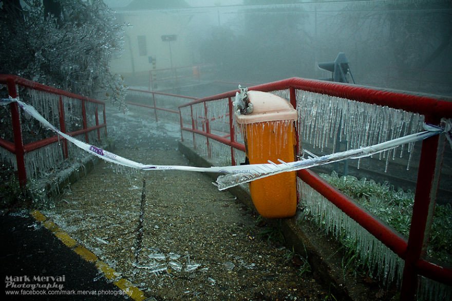 Ледяной дождь в Будапеште от Марка Мервай