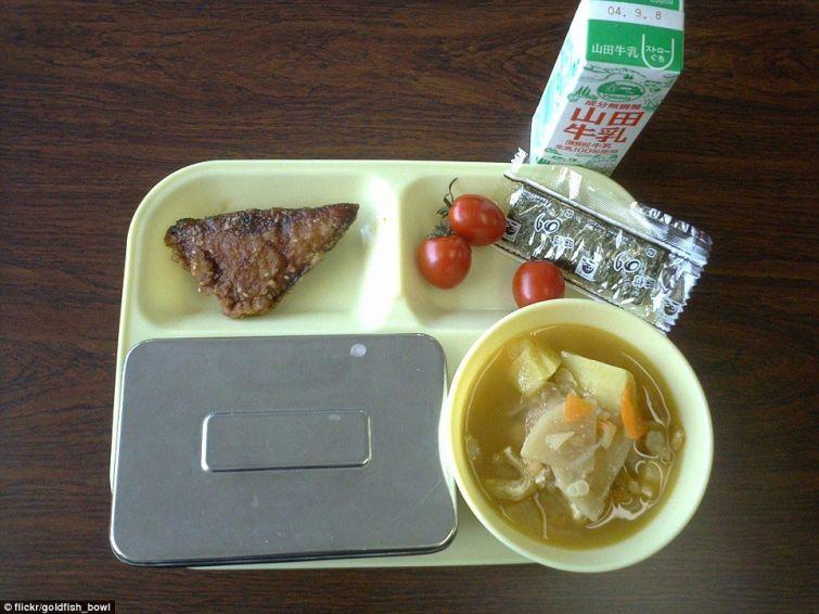 Школьные обеды из разных стран мира