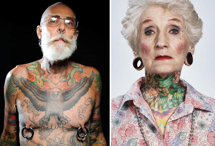 Татуированные дедушки и бабушки