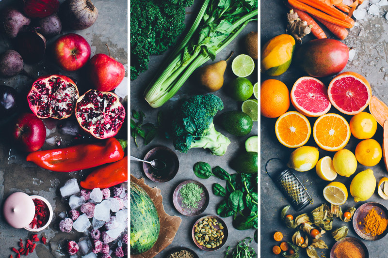 Полезные сочетания овощей и фруктов