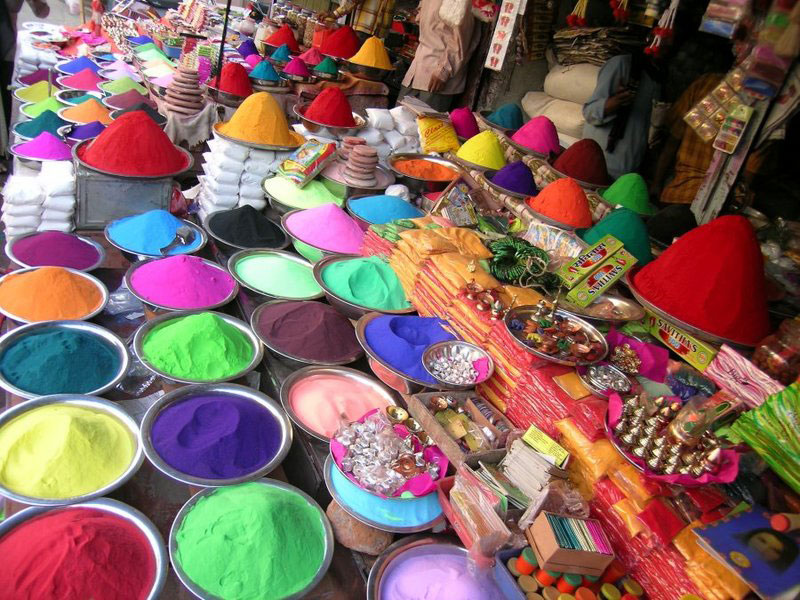 Разноцветный праздник Холи в Индии