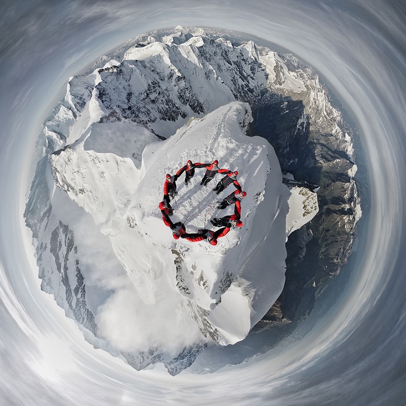 Креативный фотопроект от покорителей горы Маттерхорн