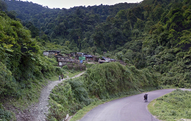 Королевство Бутан глазами камер Google Street View