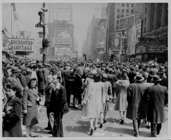 Как менялась площадь Таймс-сквер с начала прошлого века