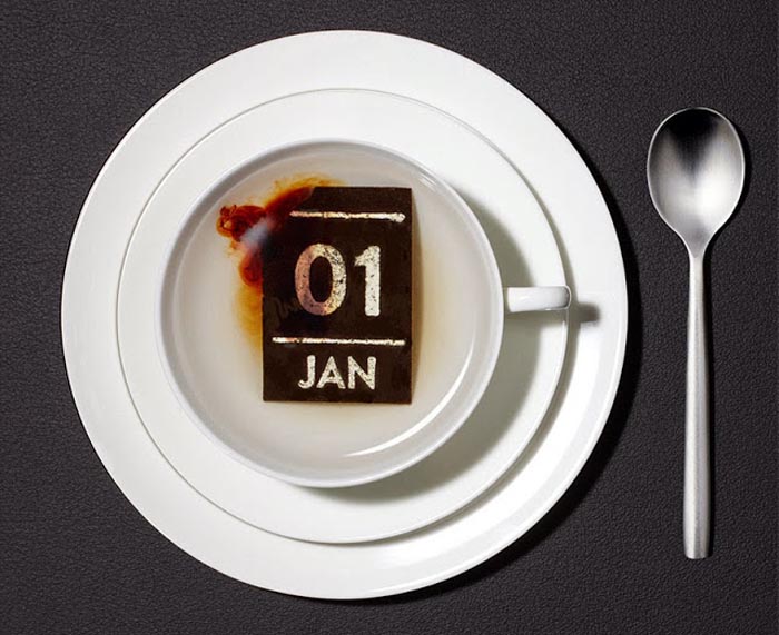 Чайный календарь на каждый день года, полностью состоящий из чая
