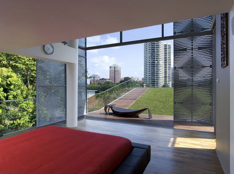 Многоярусный частный дом в Сингапуре