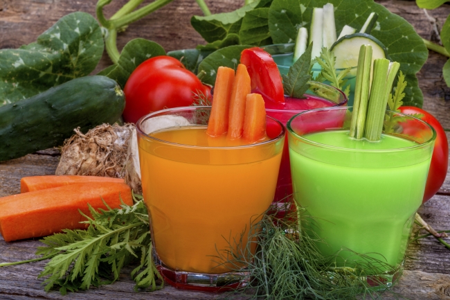 Влияние овощных соков на организм