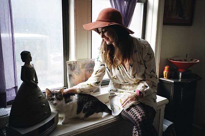 Женщины Нью-Йорка и их коты