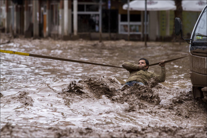 Сильнейшее наводнение в Чили