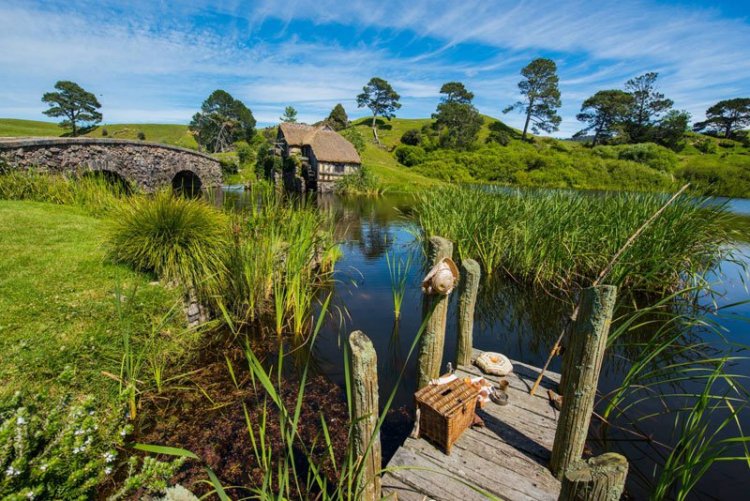 Сказочная деревня хоббитов в Новой Зеландии