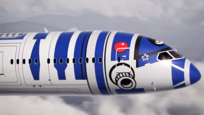 Авиалайнер R2-D2 японской авиакомпании