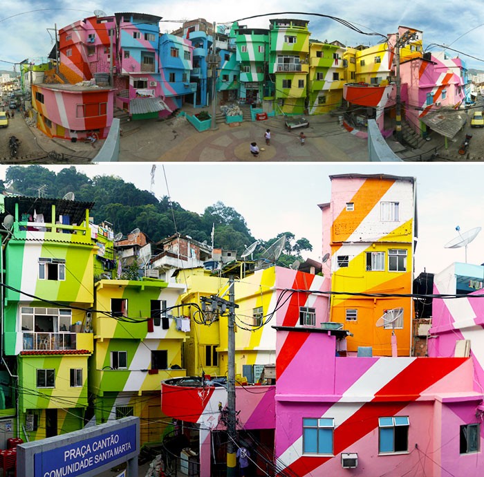 Разноцветные здания со всего мира