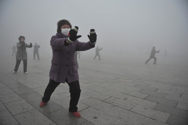 Шокирующие фотографии загрязнения в Китае