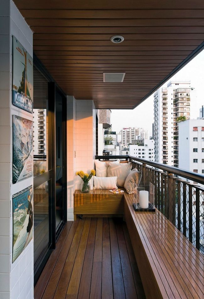 Прекрасные идеи обустройства балкона к лету