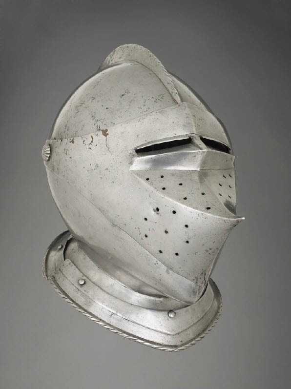 Шлемы немецких рыцарей 16 века
