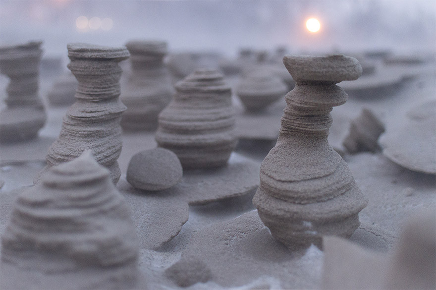 Башни из песка: творение ветра и холода
