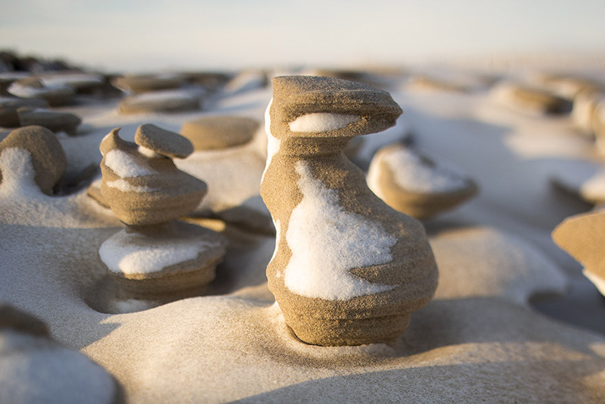 Башни из песка: творение ветра и холода