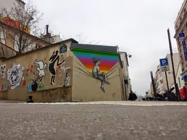 Душевные граффити Жульена Малланда