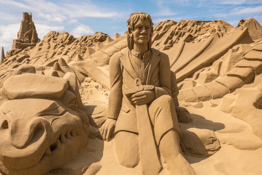 Классные скульптуры из песка