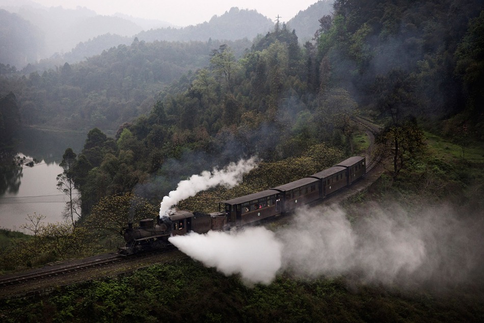Железная дорога и паровозы в Китае