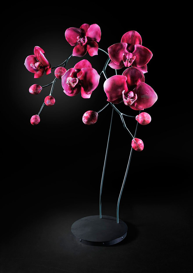 Гигантские цветы из стекла от Джейсона Гамрэта
