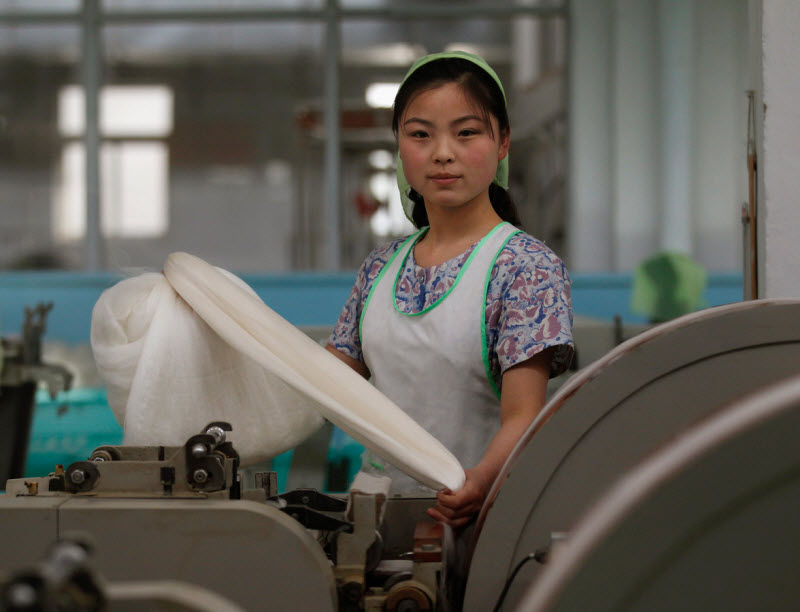 Работающие женщины в Северной Корее
