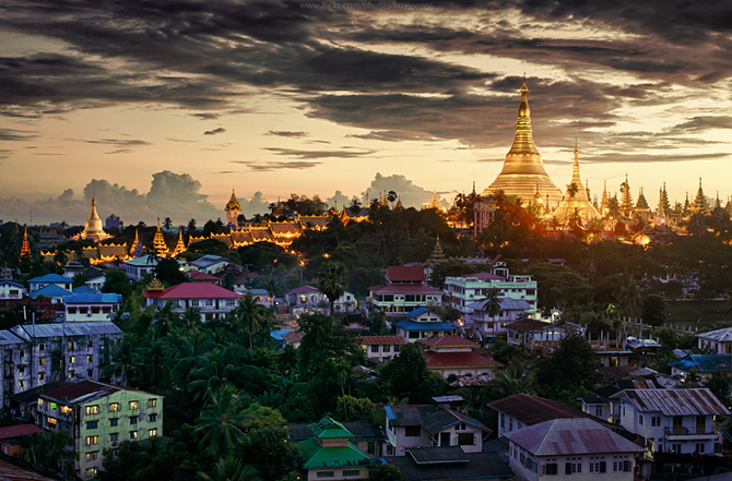 Красота Мьянмы на фотографиях