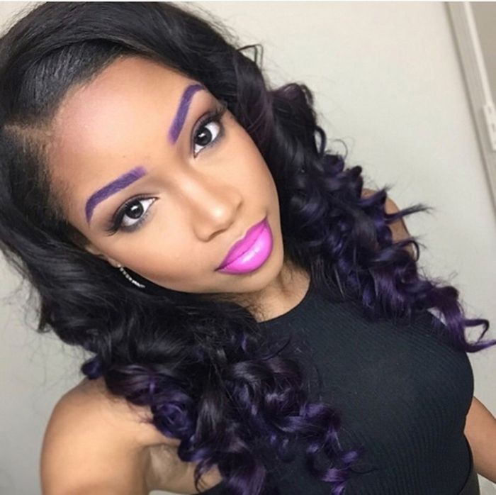 Разноцветные брови набирают популярность в Instagram