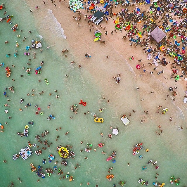 Фотографии пляжей, сделанные беспилотниками