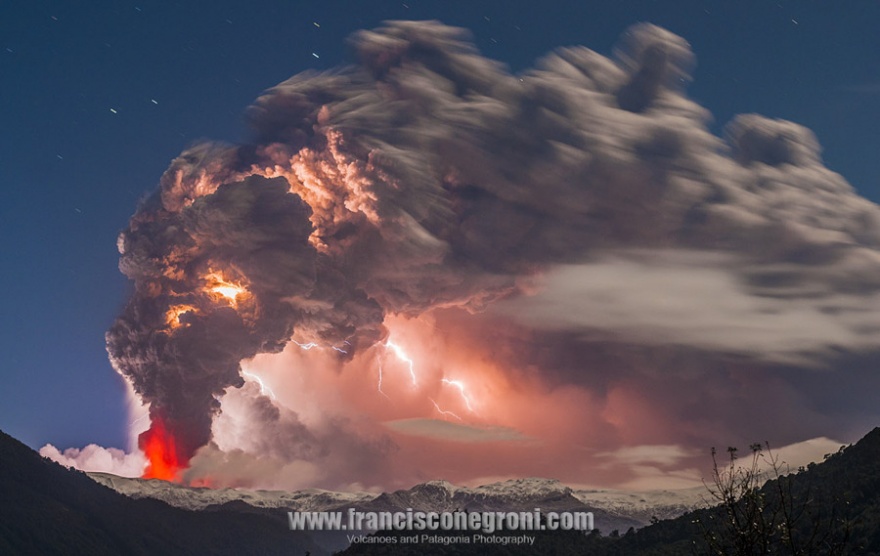 Фотографии извержений вулканов со всего мира