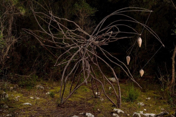 Сказочные скульптуры в лесу от Спенсера Байлса