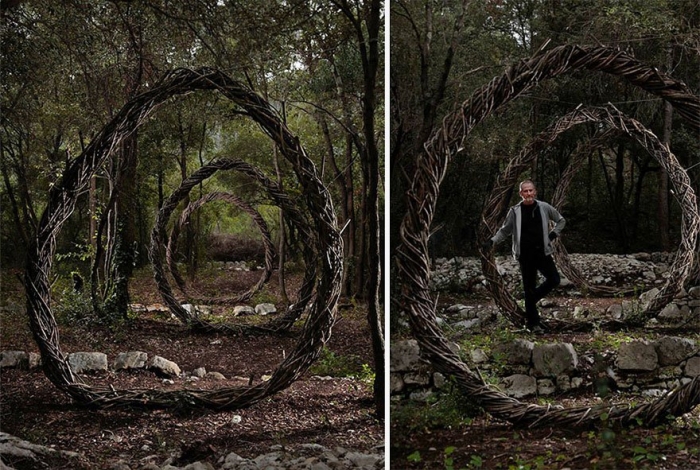 Сказочные скульптуры в лесу от Спенсера Байлса