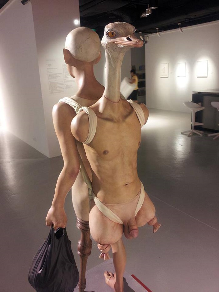 Жутковатые скульптуры и инсталляции от Choi Xooang