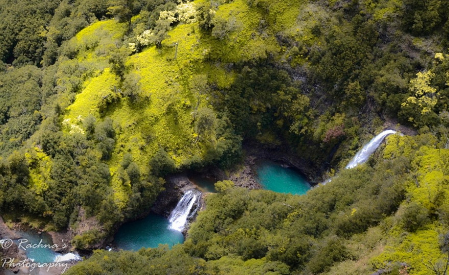 Красота водопадов на фотографиях с высоты