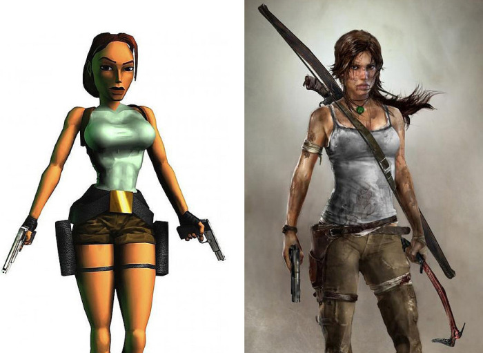 Эволюция персонажей компьютерных и видеоигр