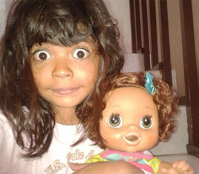 Когда дети и их куклы похожи