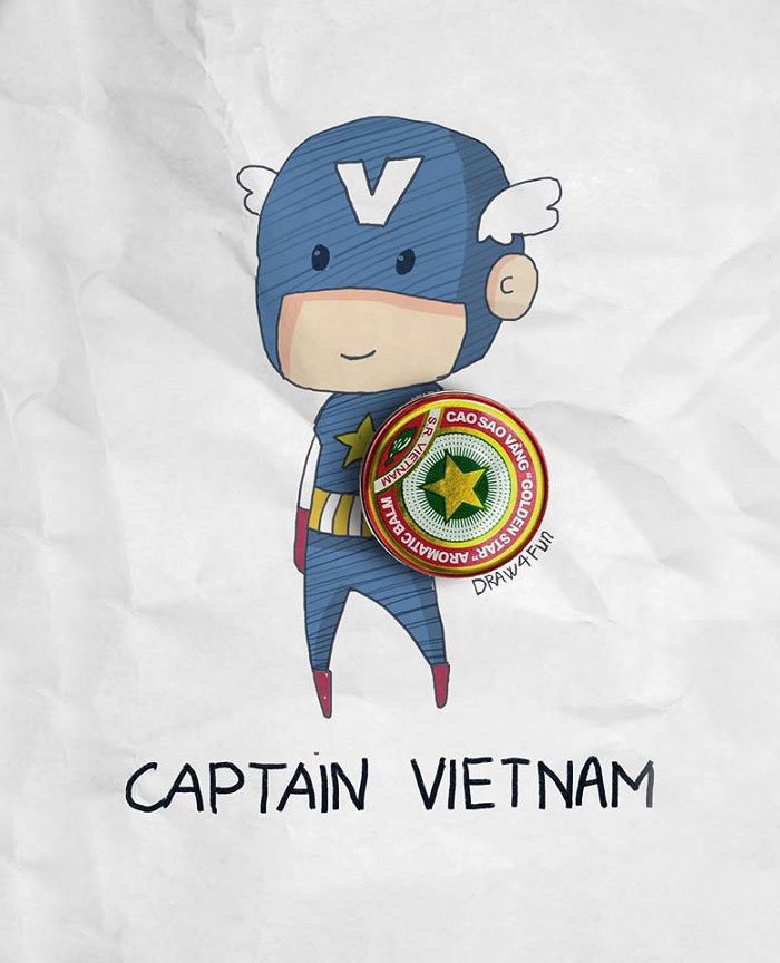 Супергерои от вьетнамского художника Нгуена Куанг Хая