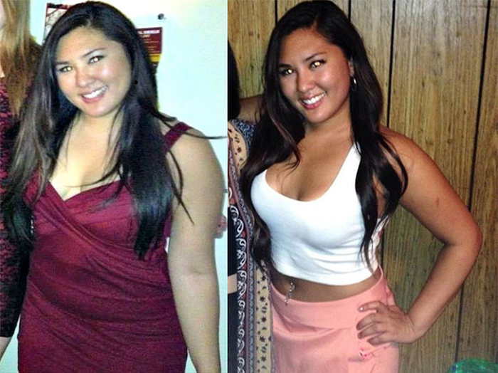 Преображение девушек, сбросивших лишний вес