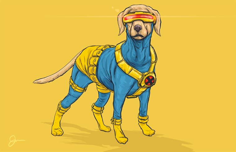 Собаки в роли супергероев