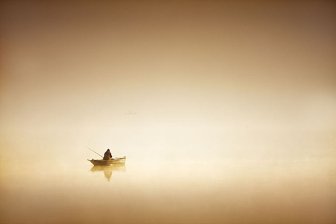Туманная жизнь рыболовов от фотографа Марцина Собаса