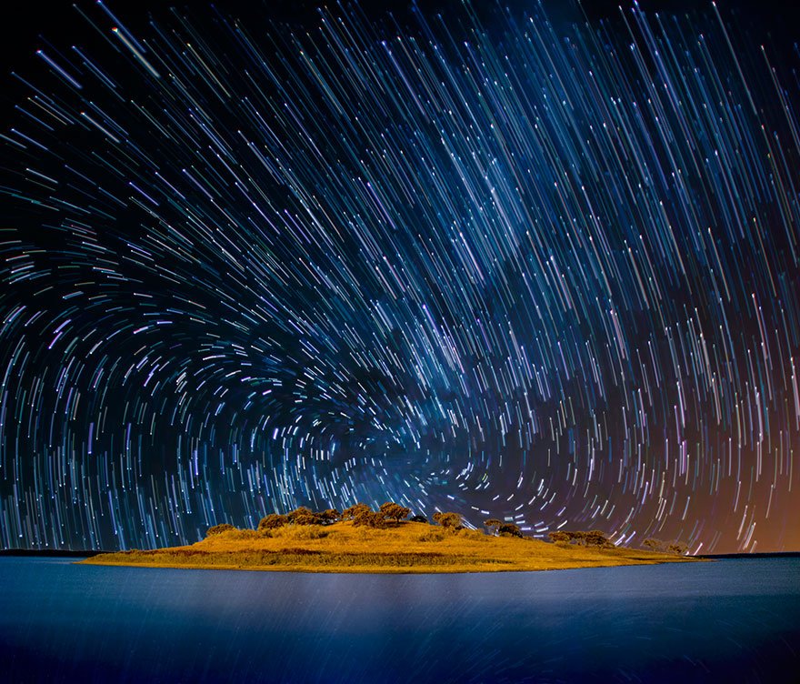 Ночное небо от фотографа Жоао П. Сантоса