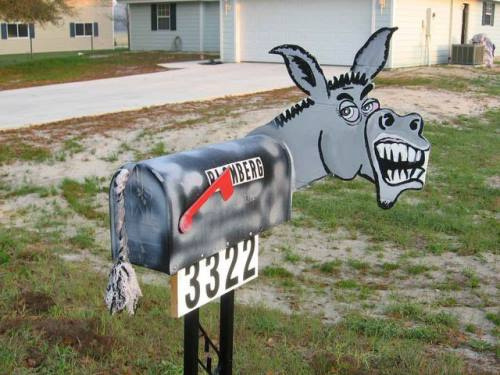 Забавные почтовые ящики